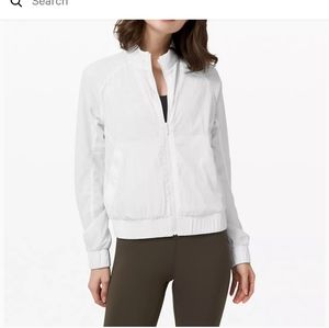 Lululemon white windbreaker
